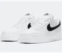 White/ Black Nike Tick Unisex Sneakers Nike Air Force 1 Shoes