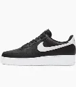 Black/ White Nike Tick Unisex Sneakers Nike Air Force 1 Shoes