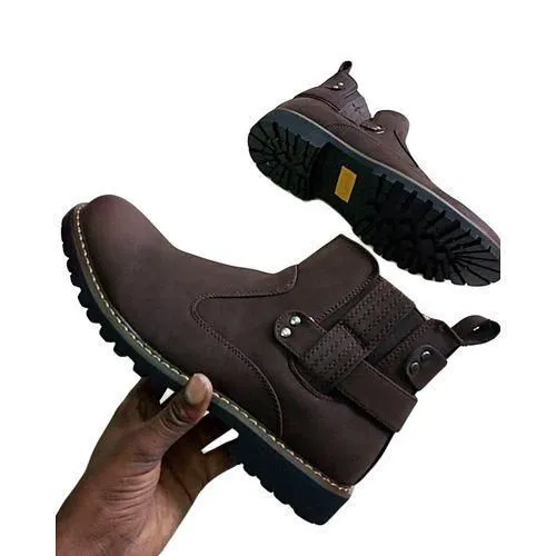 Cacatua Luxurious Men Casual Boots-Coffee 