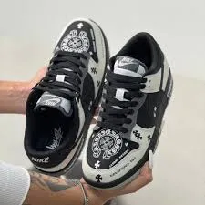 SB Dunk Low "Chrome Hearts" sneakers. 
